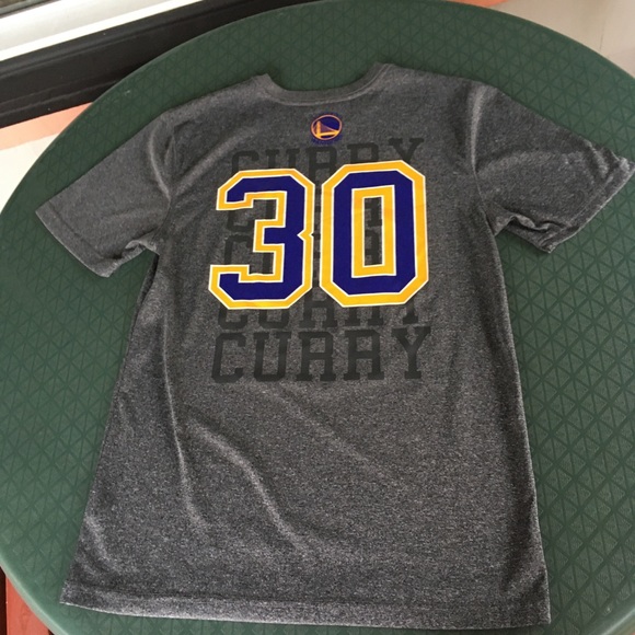 Golden State Warriors Curry 30 NBA Grey Tee Shirt - Picture 2 of 7